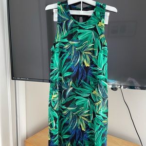 Calvin Klein Summer Tropical Dress Women’s Size 10